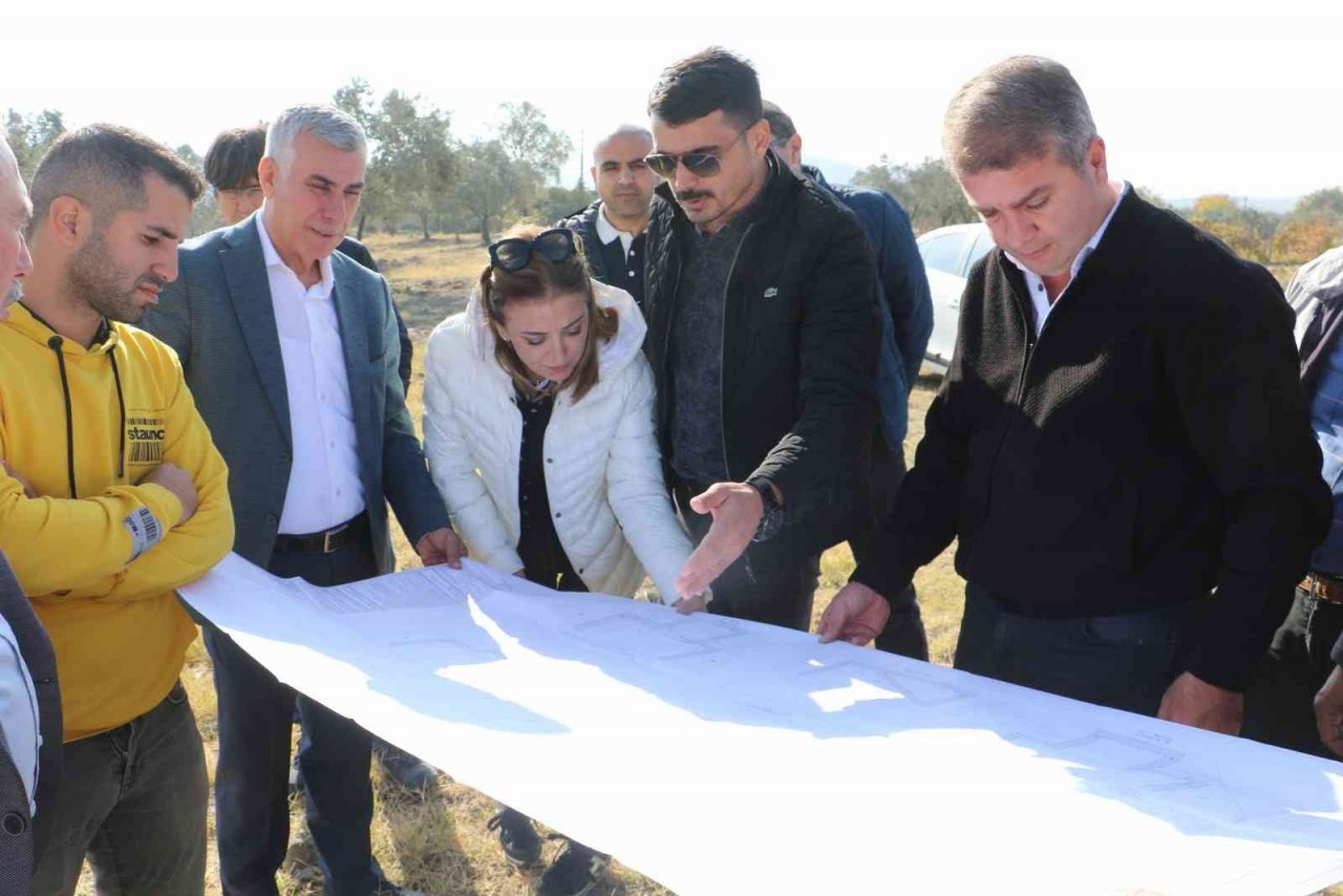 Çevreci tesisin yer teslimi yapıldı