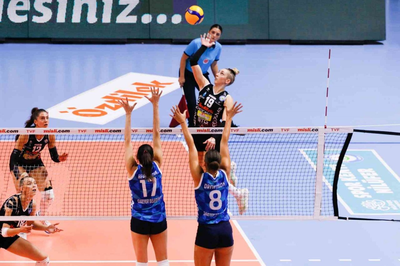 Sultanlar Ligi: Nilüfer Belediyespor: 3 - Sarıyer Belediyespor: 1