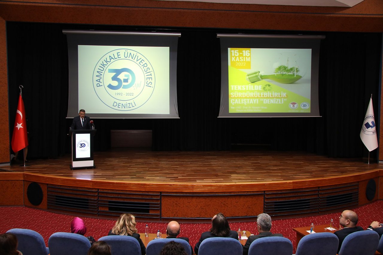 Tekstilde Sürdürülebilirlik Çalıştayı PAÜ’nün ev sahipliğinde gerçekleştiriliyor