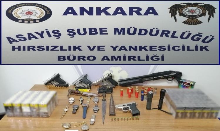 Ankara’da hırsızlık çetesine “Keklik” operasyonu