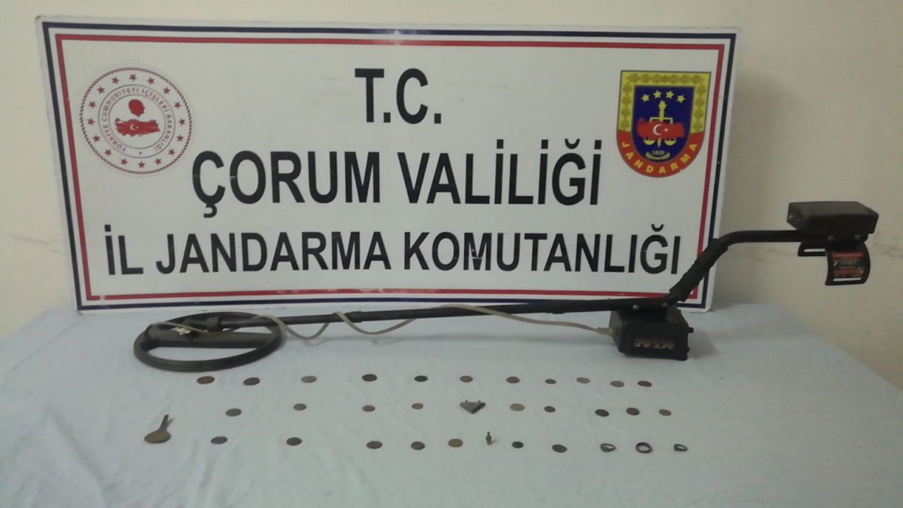 Çorum’da tarihi eser operasyonu