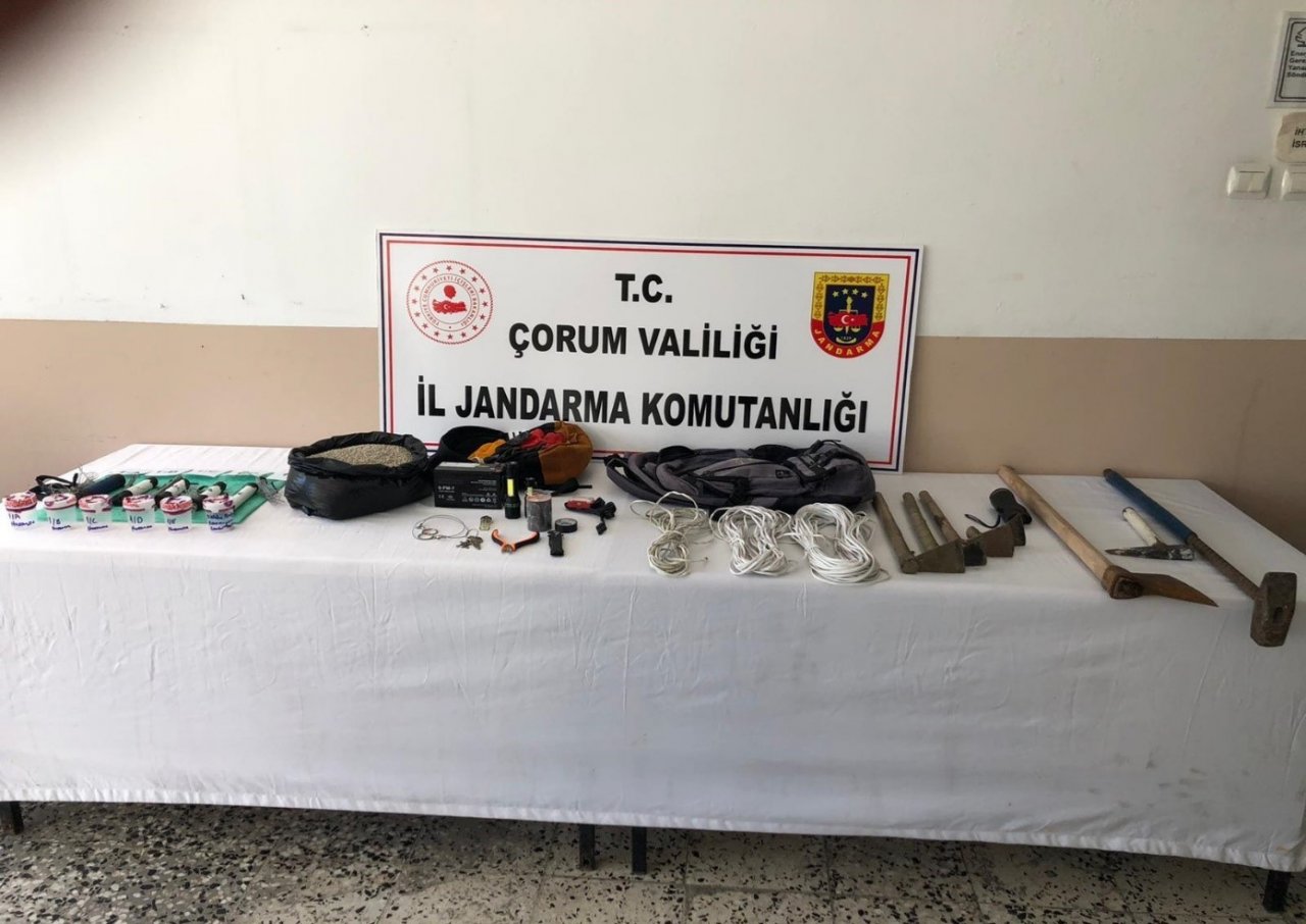 Çorum’da tarihi eser operasyonu