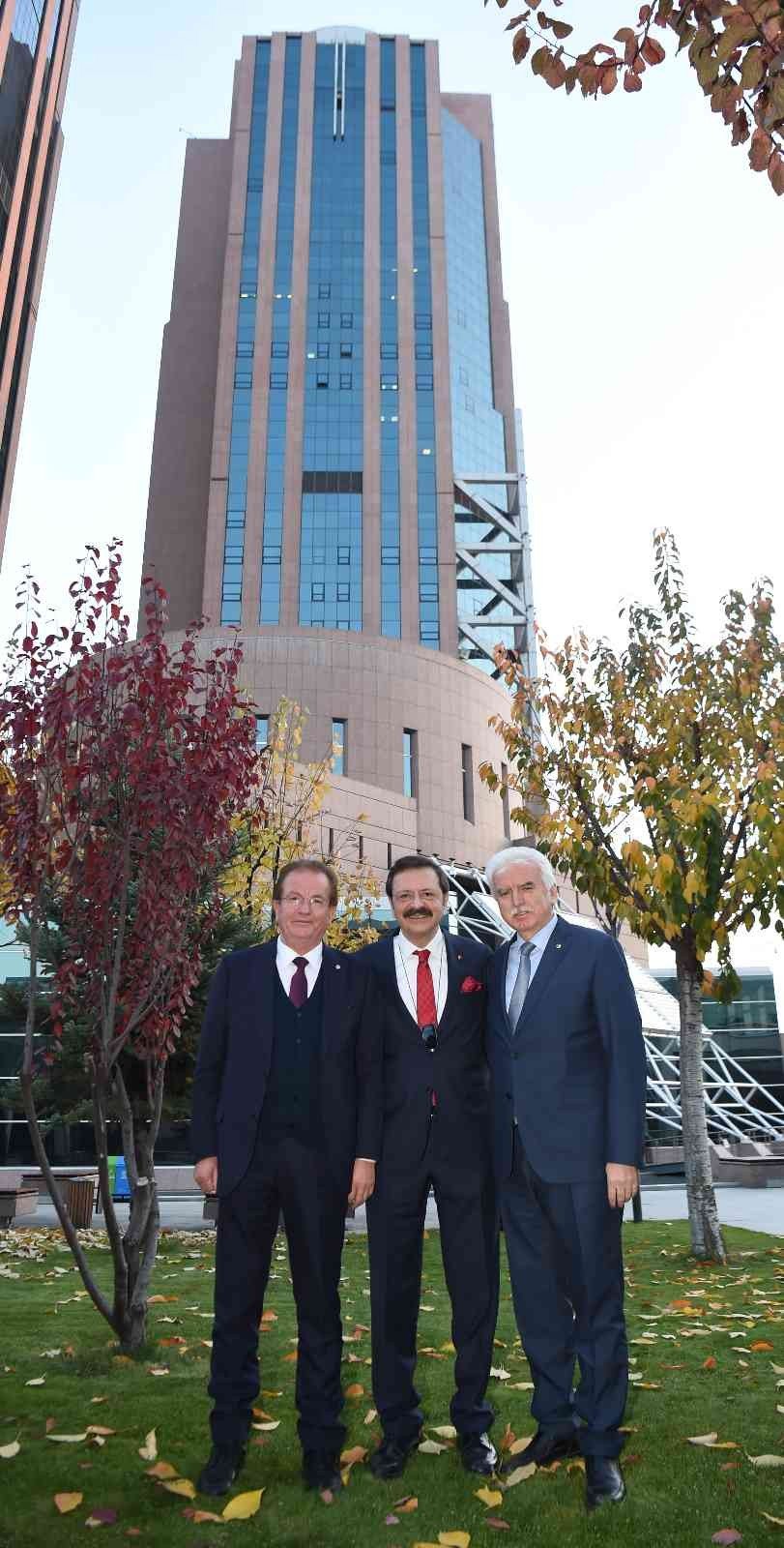 DTB ve DTO yönetimi, yeni projeler için TOBB Başkanı Hisarcıklıoğlu ile bir araya geldi