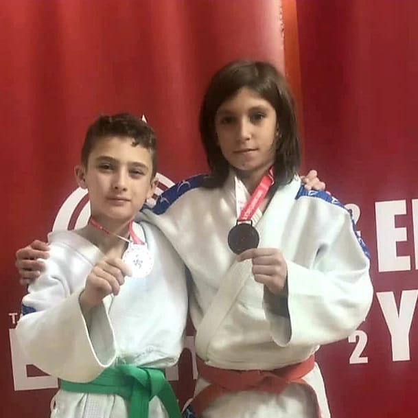 Yunusemreli judocular uluslararası turnuvada kürsüde