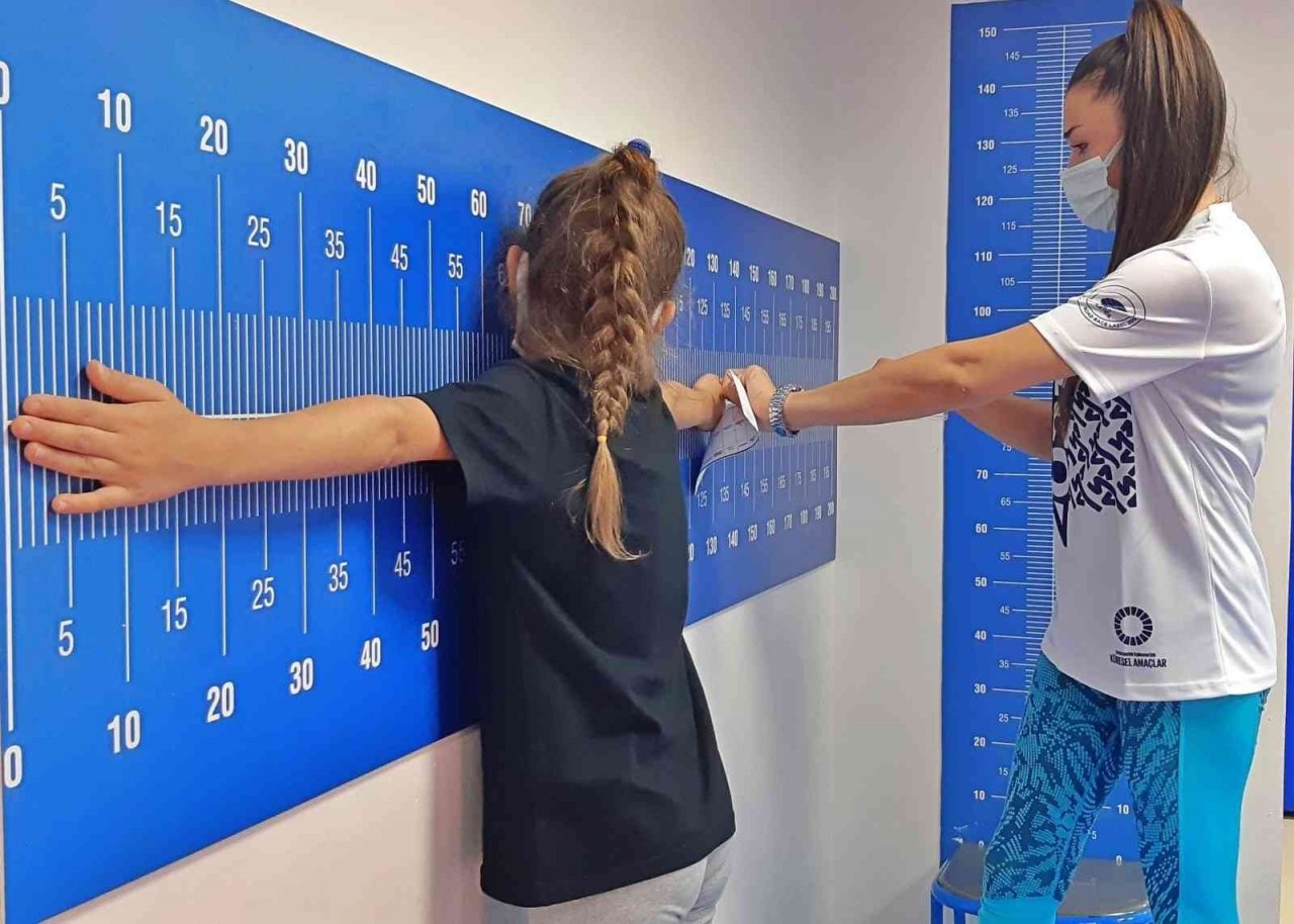 Sportif yetenek ölçümü programına yoğun ilgi