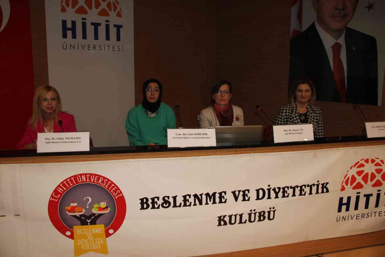 Hitit Üniversitesi’nde ’diyabet’e dikkat çekildi