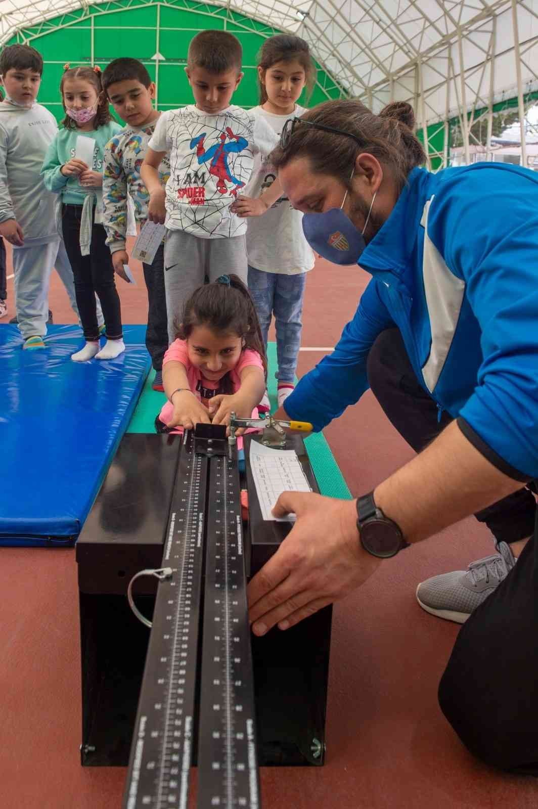 Sportif yetenek ölçümü programına yoğun ilgi