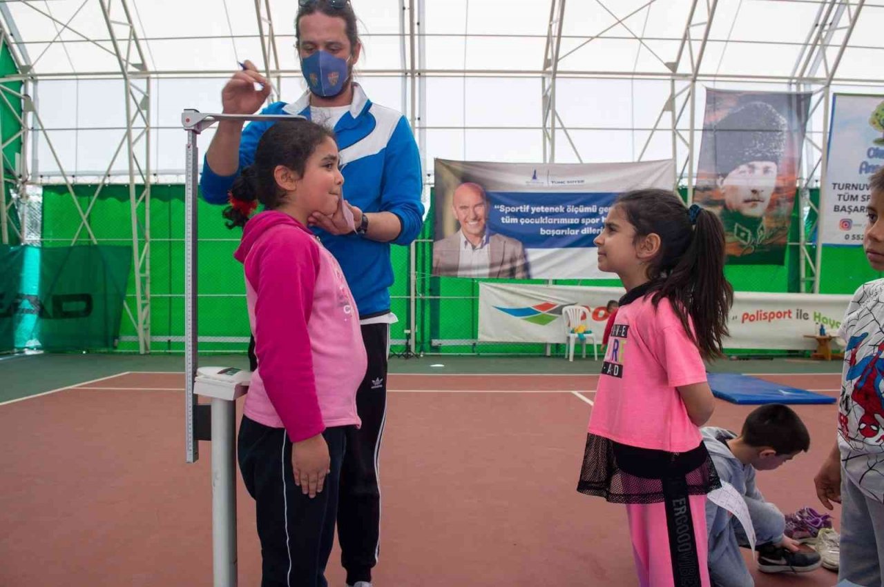 Sportif yetenek ölçümü programına yoğun ilgi