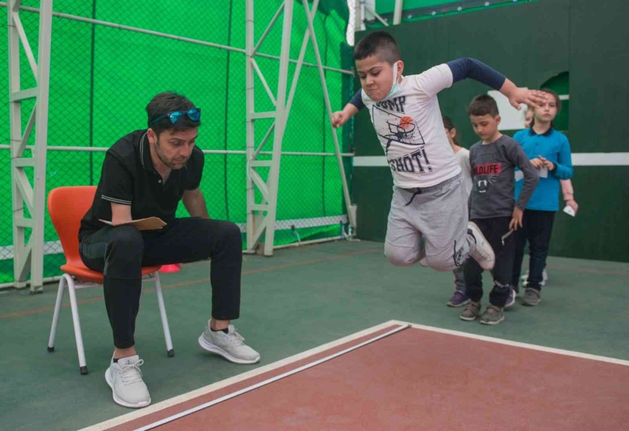 Sportif yetenek ölçümü programına yoğun ilgi