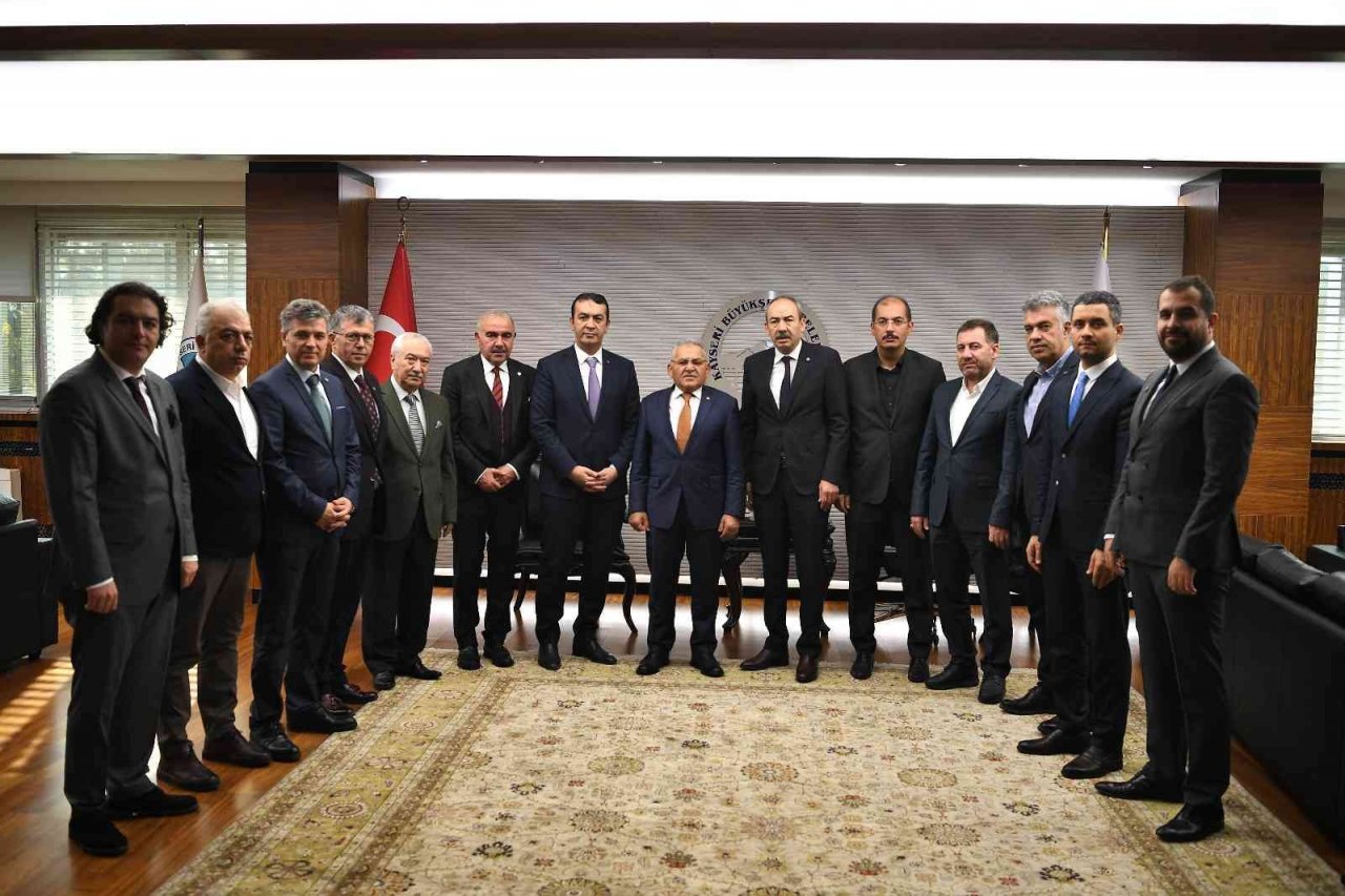 Başkan Büyükkılıç, KTO heyetini kabul etti