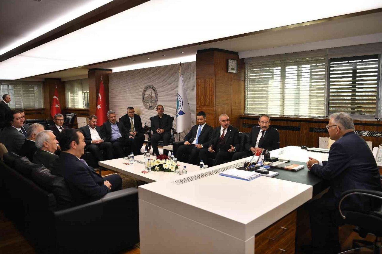Başkan Büyükkılıç, KTO heyetini kabul etti