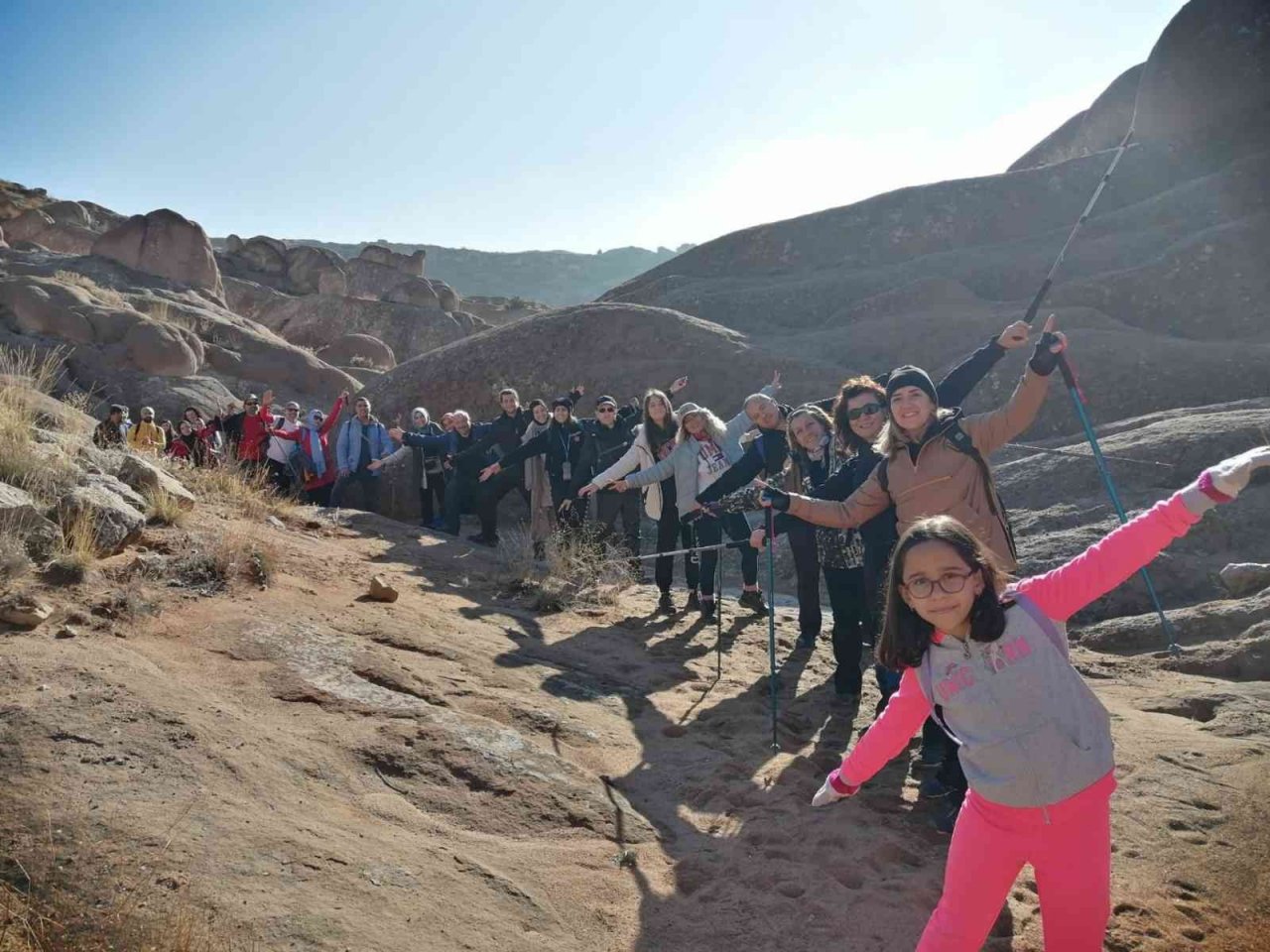 Öğretmenler yürüyerek diyabete dikkat çekti