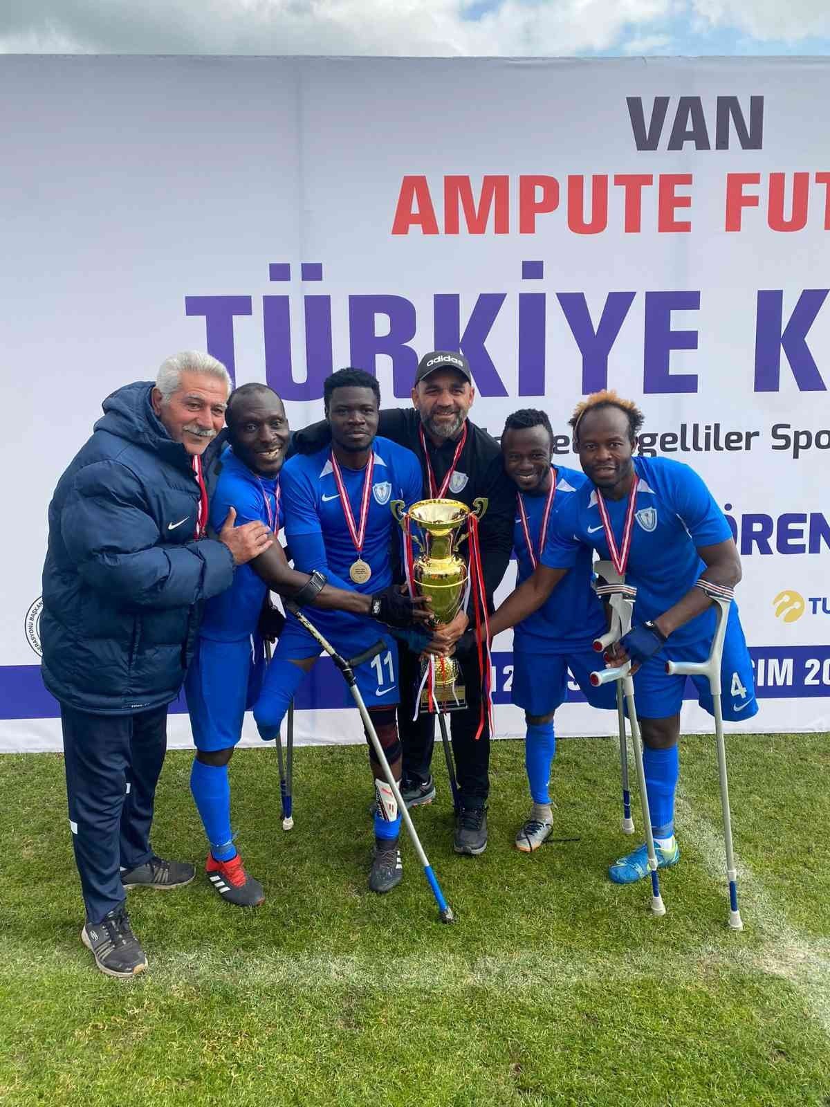 Şahinbey Ampute Futbol Takımı, Türkiye Kupası’nı kazandı