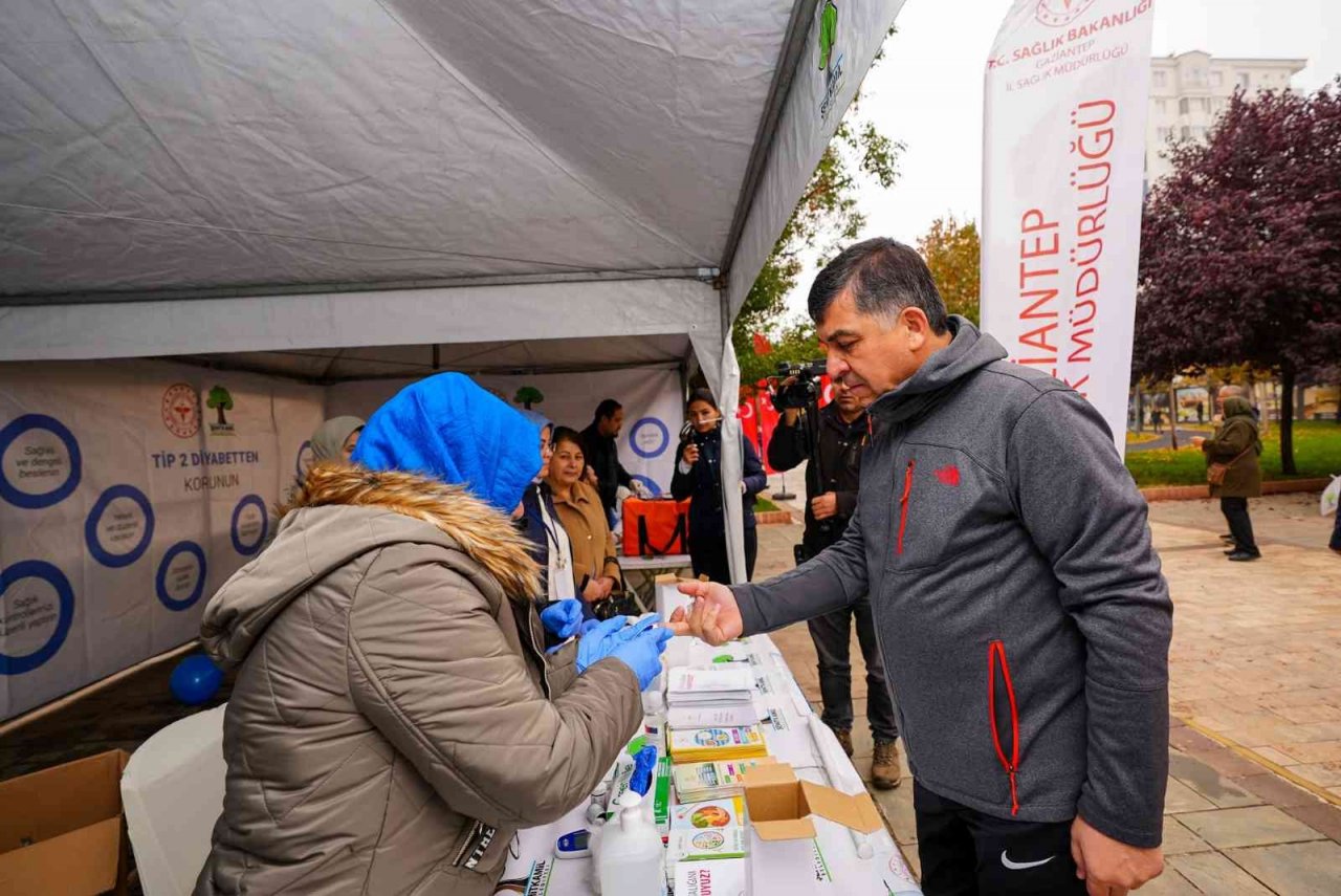 Şehitkamil’de diyabet yürüyüşü