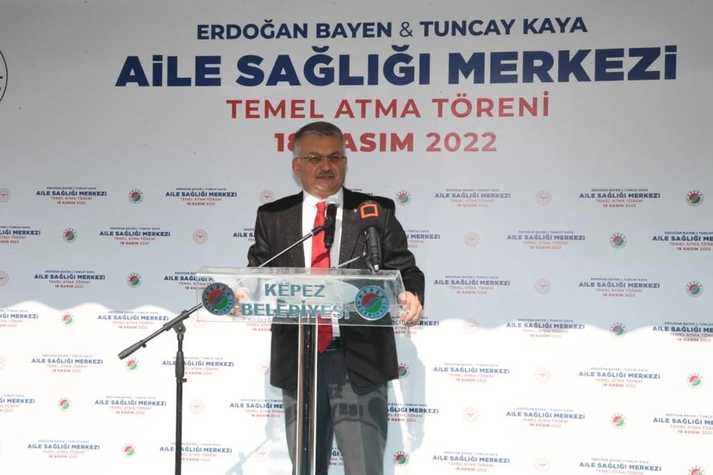 Erdoğan Bayen-Tuncay Kaya Aile Sağlığı Merkezi’nin temeli atıldı