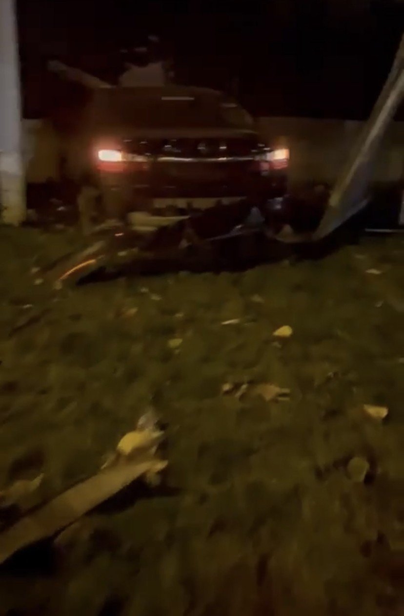 Bursa’da kaza anını saniye saniye kaydetti