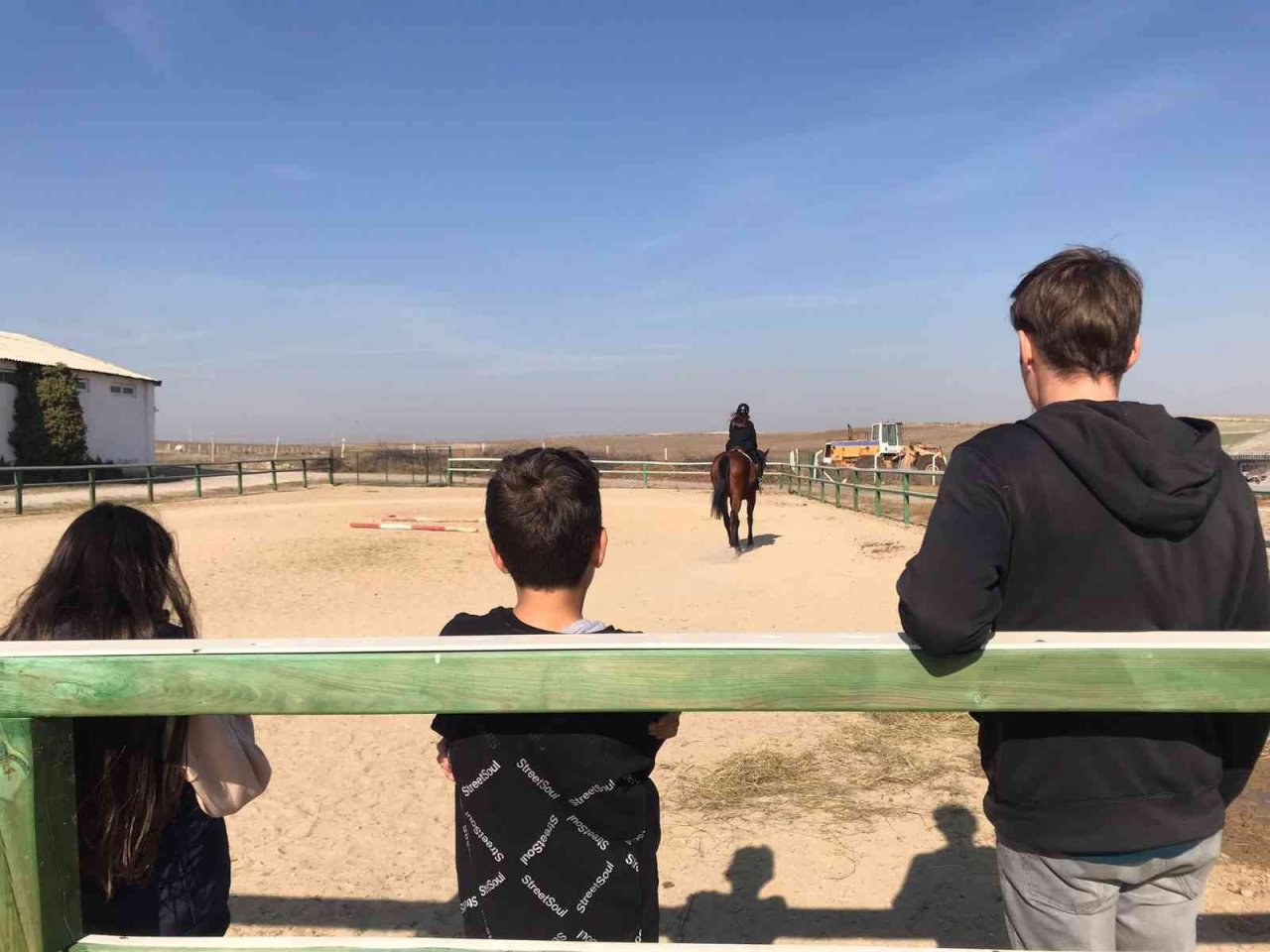 Ara tatili at üstünde geçirdiler