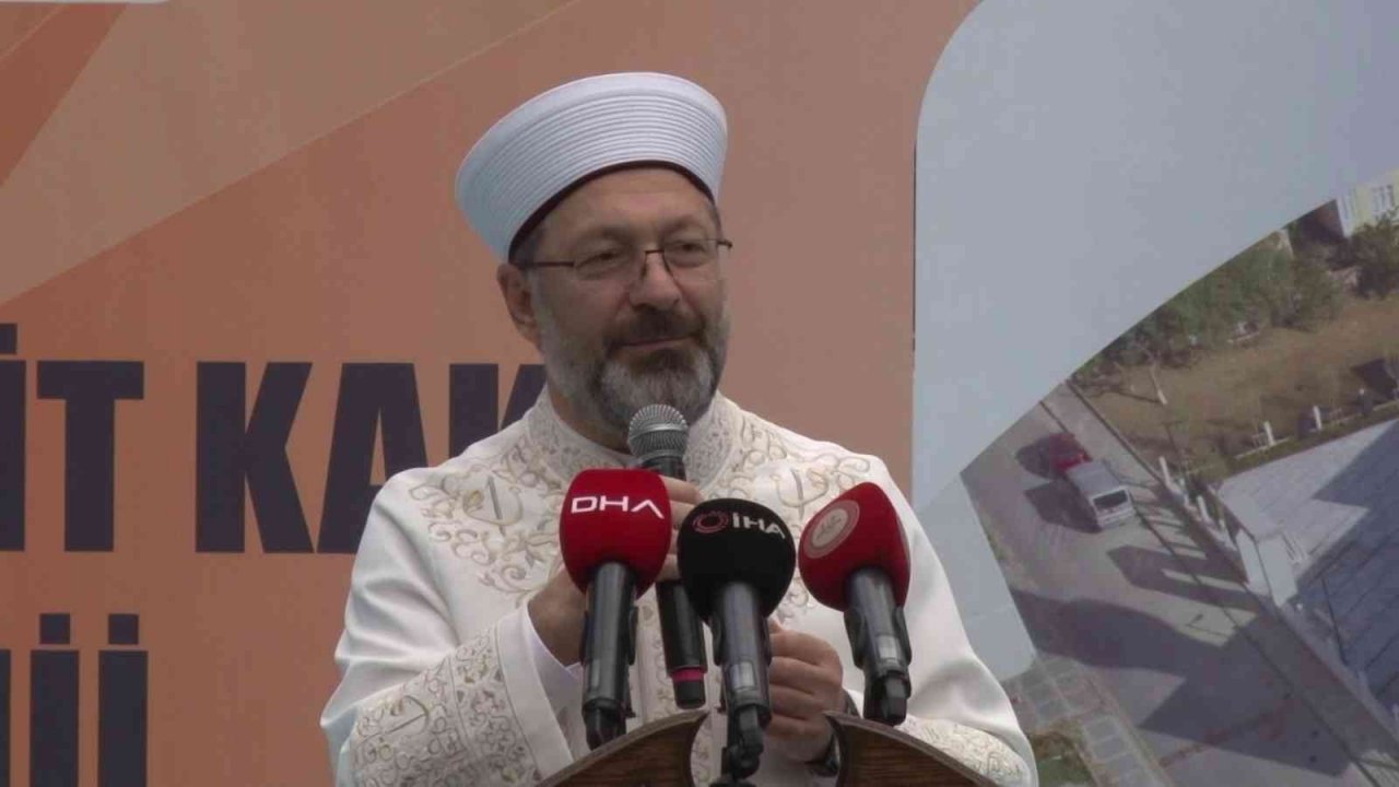 Diyanet İşleri Başkanı Prof. Dr. Ali Erbaş: “Şehirlerimiz camilerimiz ile süslenmeli”