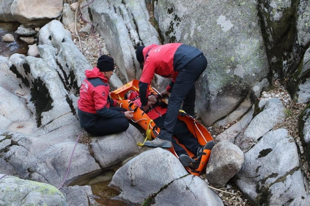 Jandarman kurtarma tatbikatı