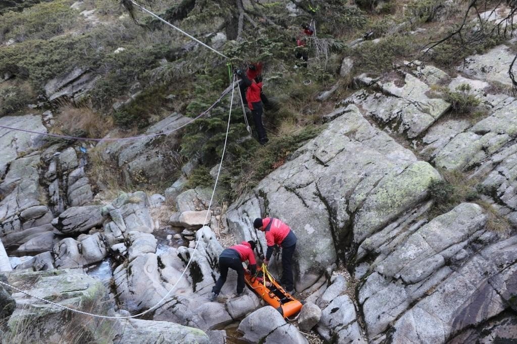 Jandarman kurtarma tatbikatı