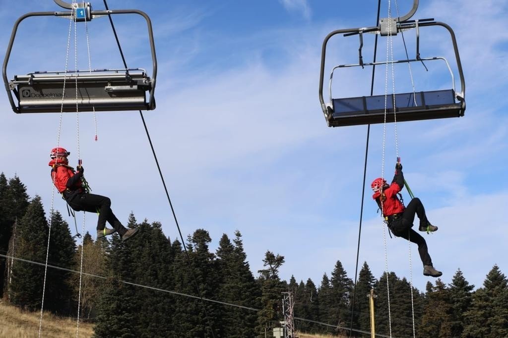 Jandarman kurtarma tatbikatı