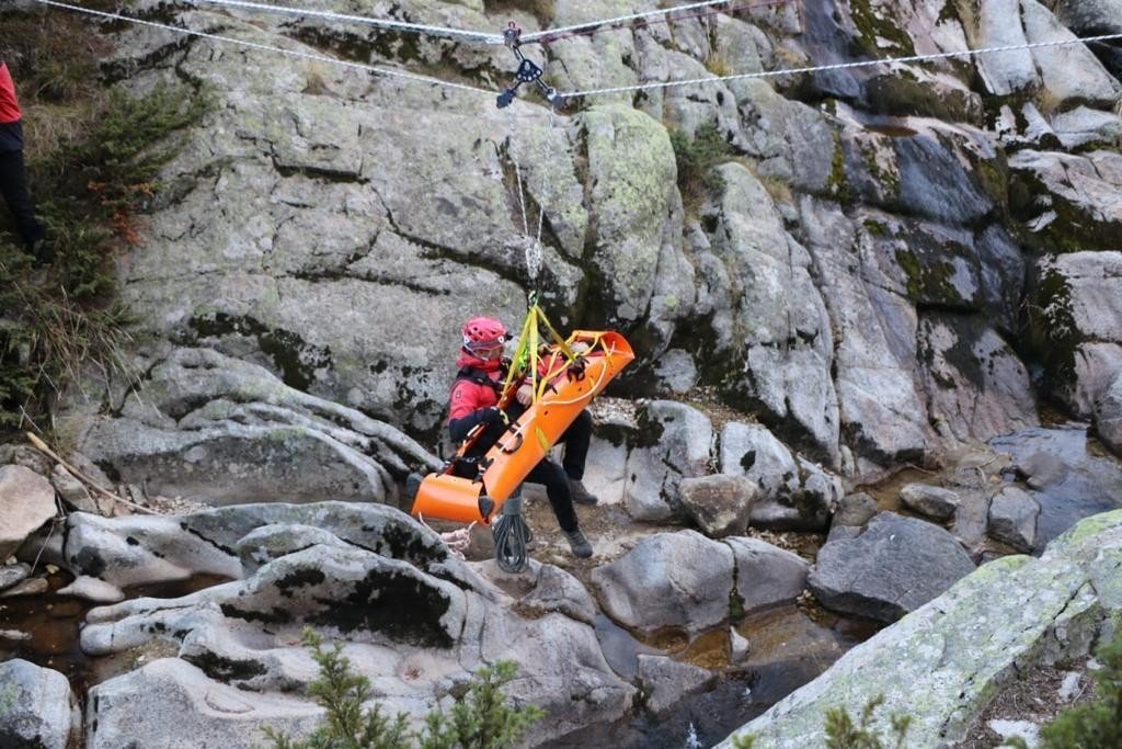 Jandarman kurtarma tatbikatı