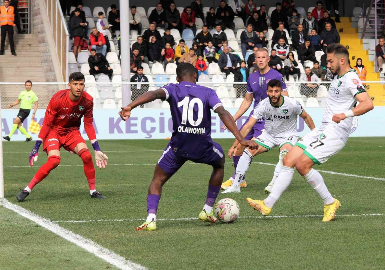 Spor Toto 1. Lig: Ankara Keçiörengücü: 2 - Denizlispor: 0