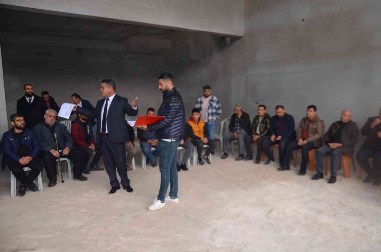 Kırıkhan Galericiler Sitesi’nde kuralar çekildi