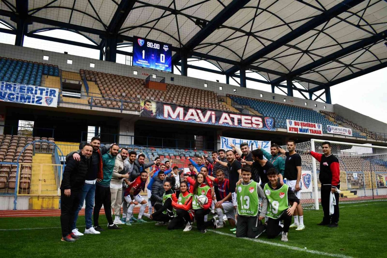 Karabük İdman Yurdu tek attı 3 aldı