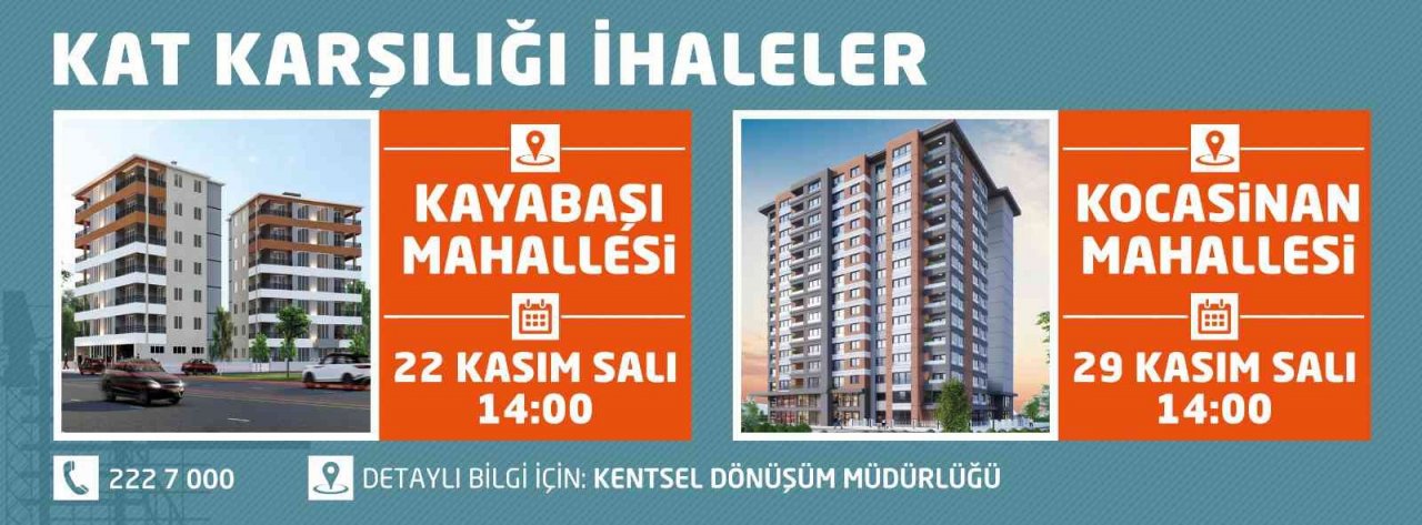 Kayabaşı İçin Kentsel Dönüşüm Müjdesi Verdi