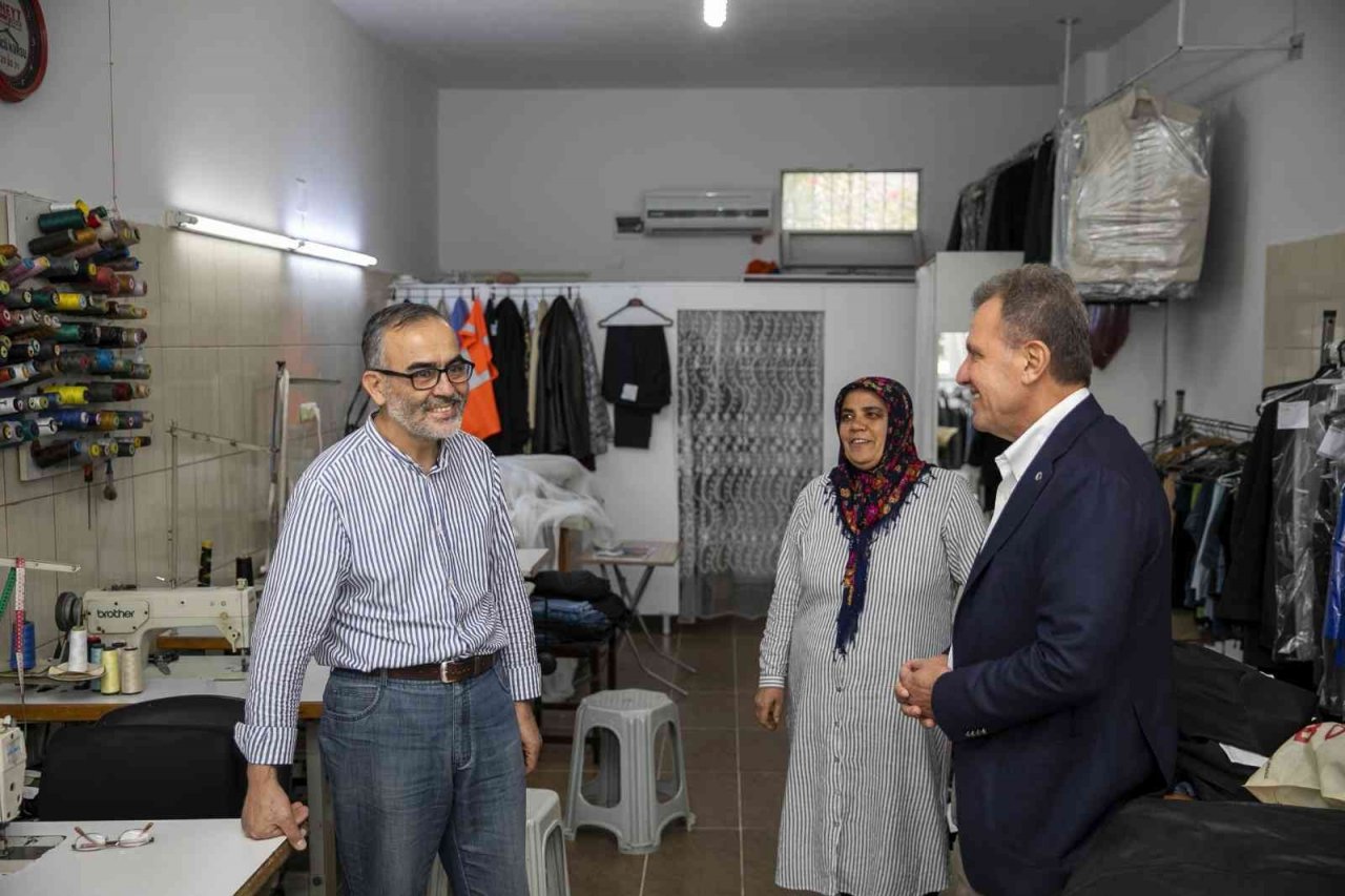 Seçer, Toroslar ilçesinde esnafla bir araya geldi