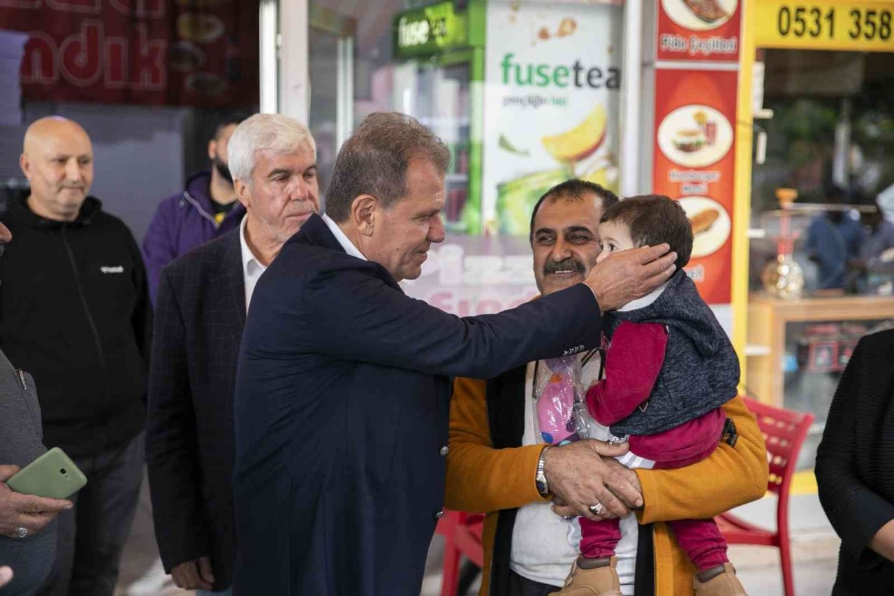 Seçer, Toroslar ilçesinde esnafla bir araya geldi