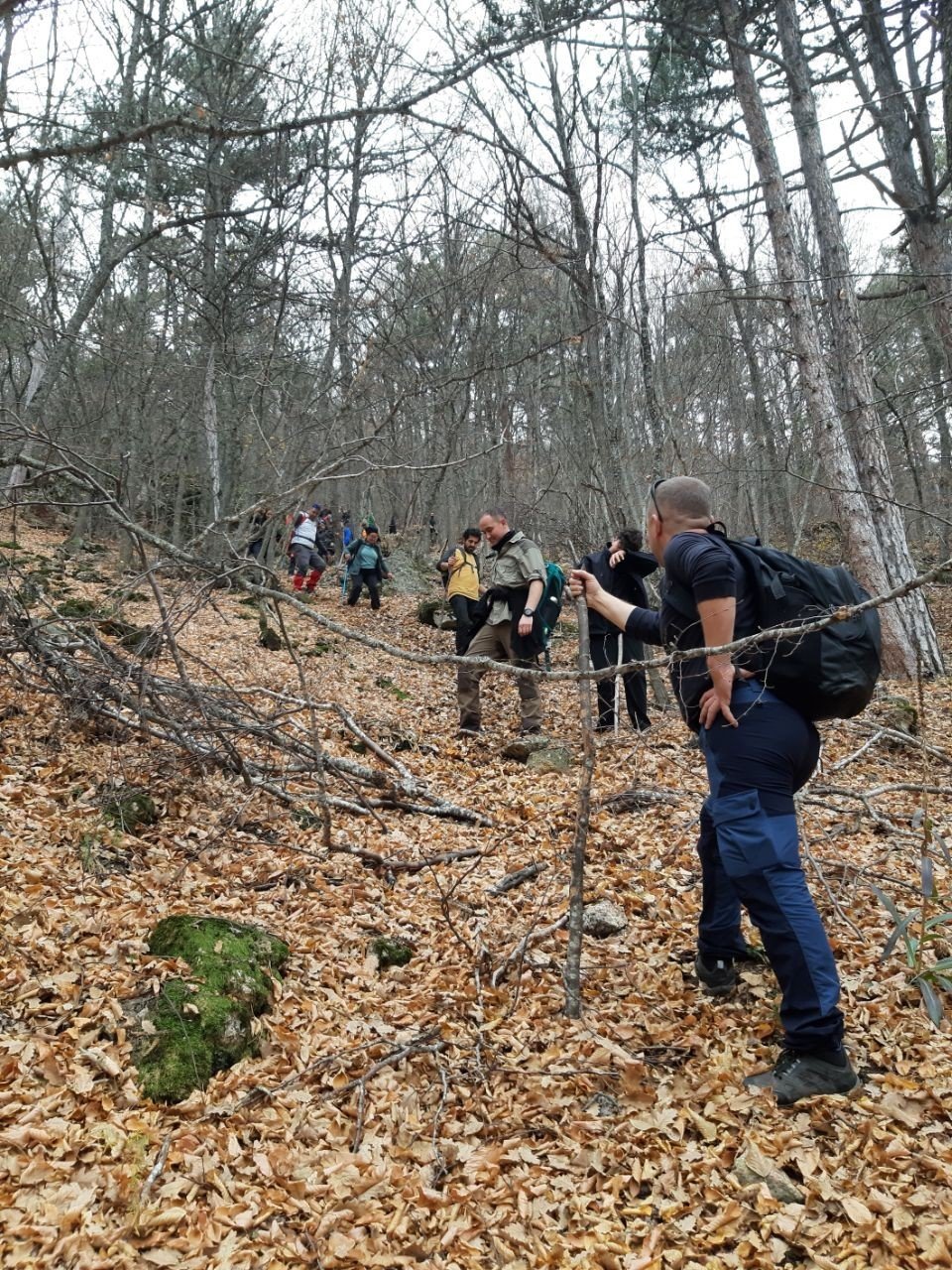 Doğa tutkunları Türkmen Dağı’nda 18 kilometre yürüdü