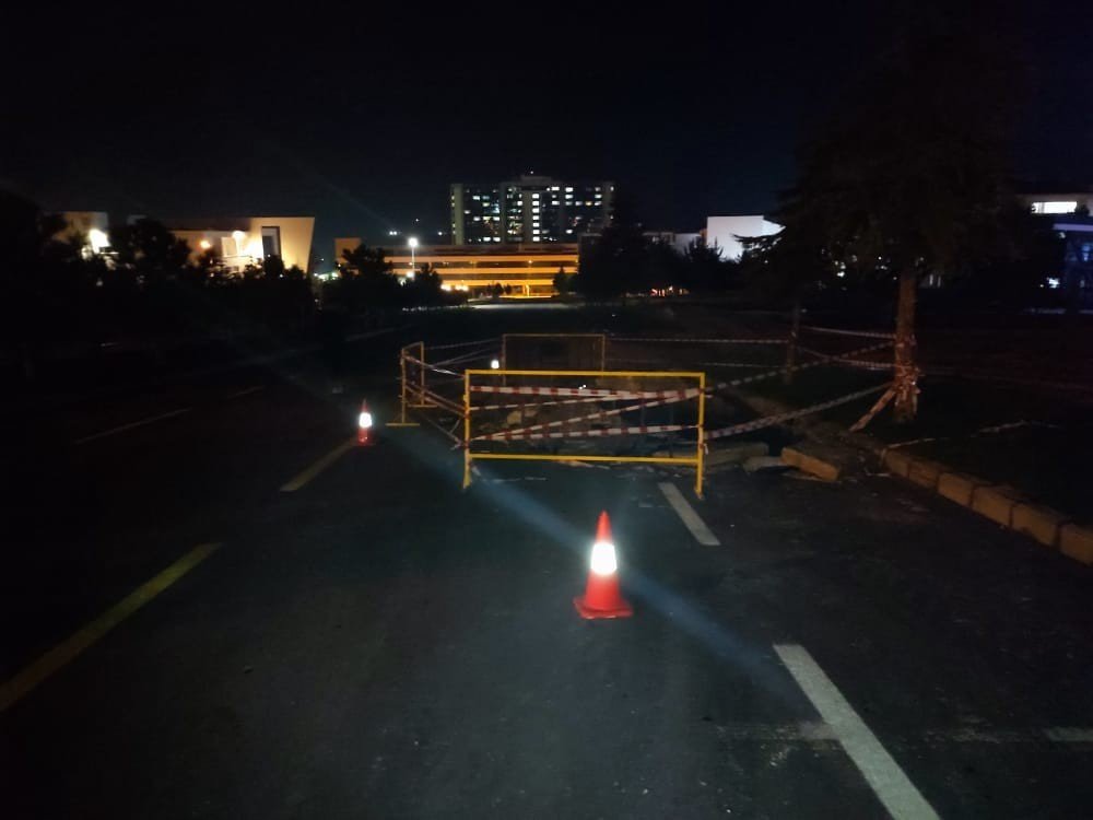 Moto kuryeler kaza kurbanı Berker için korna çaldı