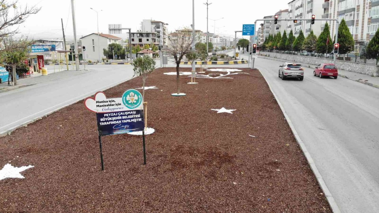 Soma’nın caddeleri nakış gibi işlendi