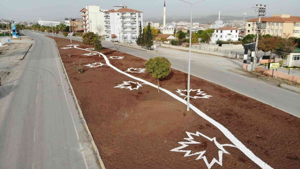 Soma’nın caddeleri nakış gibi işlendi