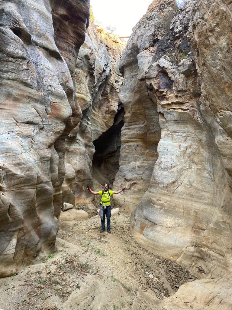 Sarıgöl’ün Kısık Kanyonu doğa severlerin ilgi odağı oldu