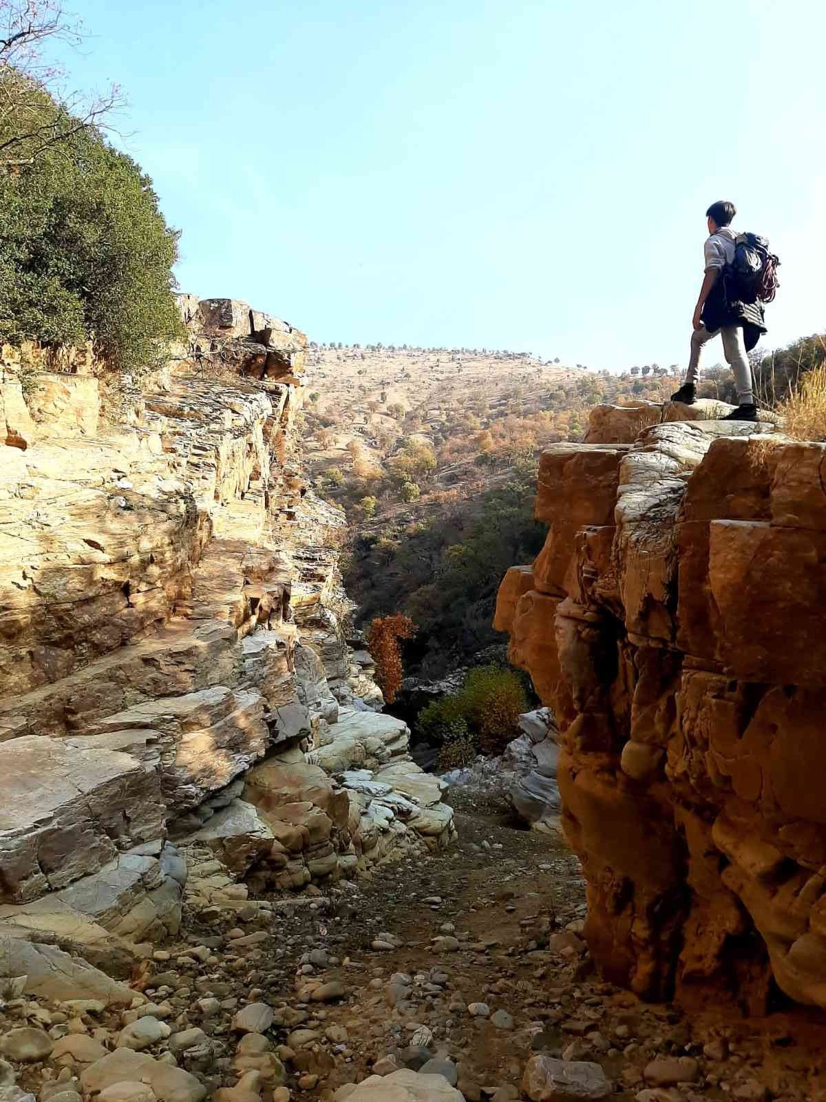 Sarıgöl’ün Kısık Kanyonu doğa severlerin ilgi odağı oldu