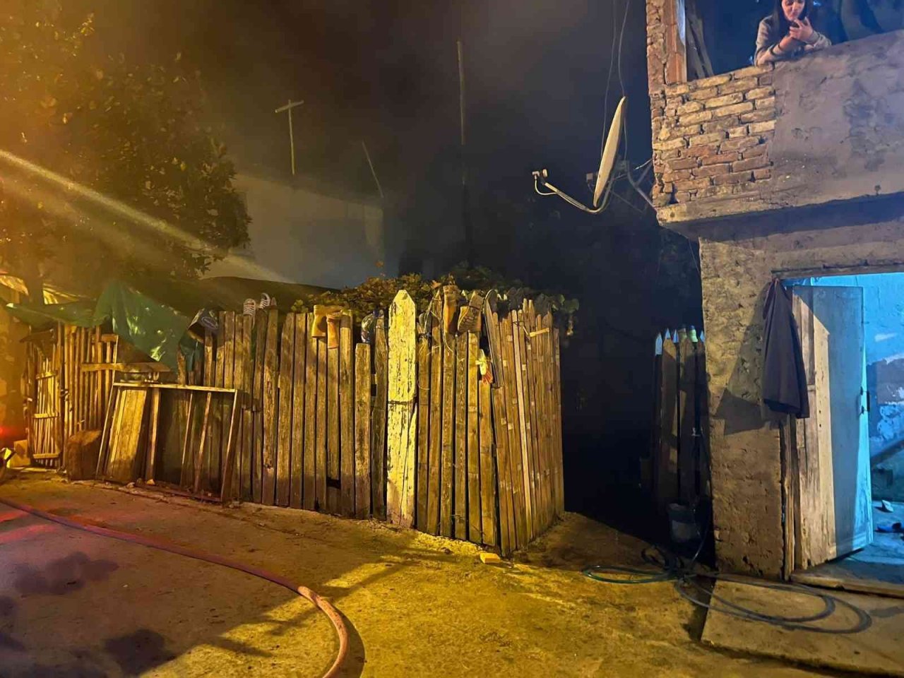 Ordu’da samanlık yangını