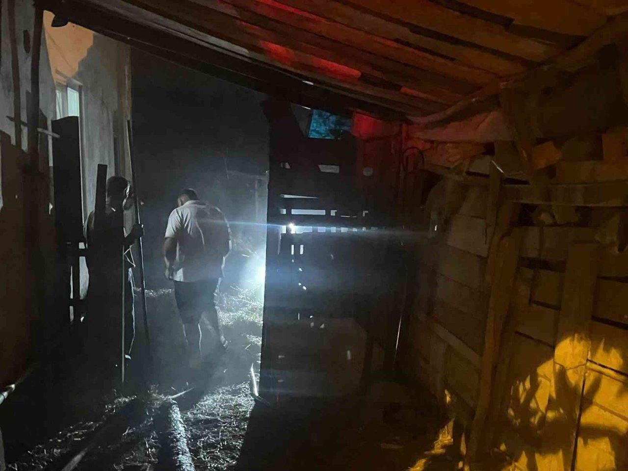 Ordu’da samanlık yangını