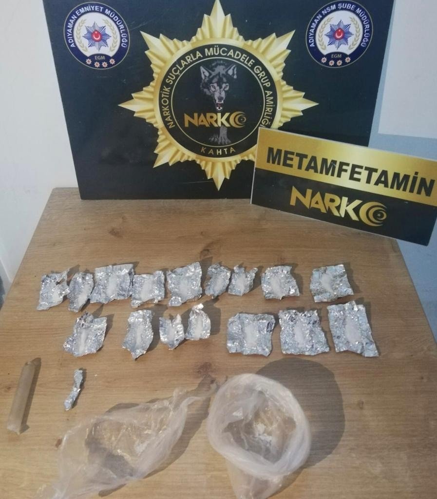 Kahta’da uyuşturucu operasyonu