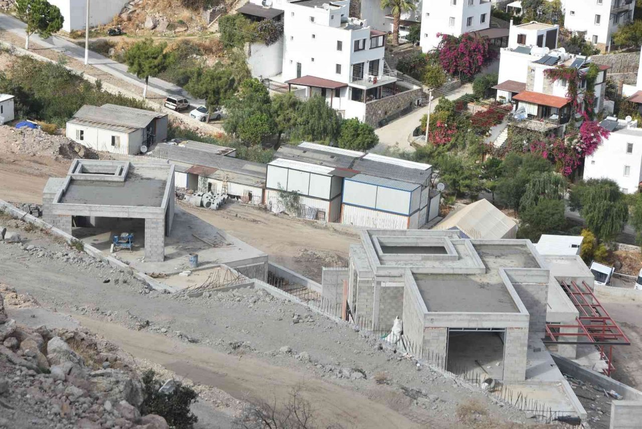 Turizm sezonu bitti inşaat sezonu başladı