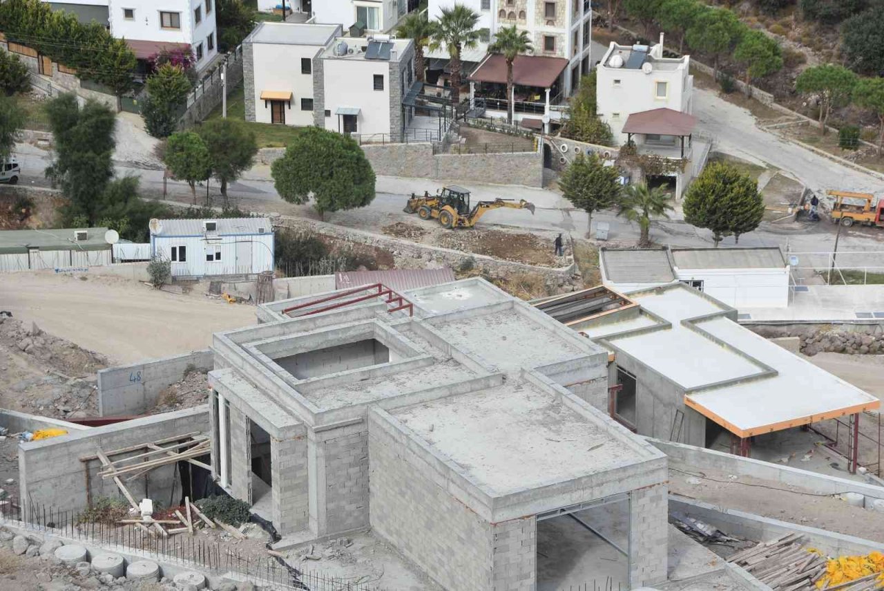 Turizm sezonu bitti inşaat sezonu başladı