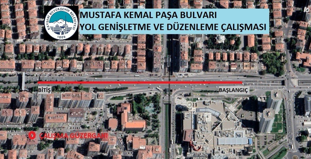 Büyükşehir’den ’yol genişletme ve şerit düzenleme’ çalışması