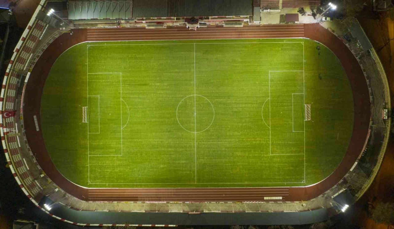 Gazi stadının bakım onarım çalışmaları tamamlandı