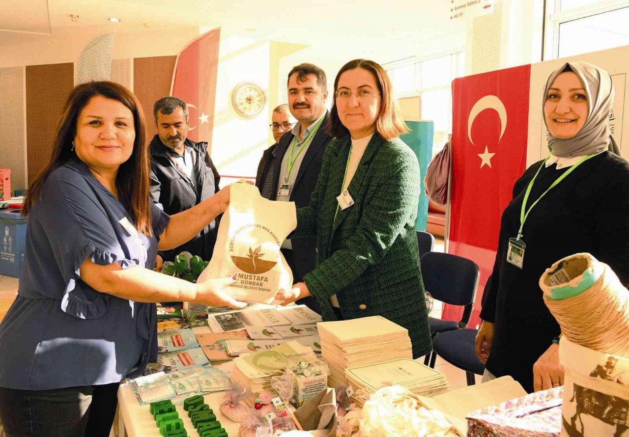 Tekstil atıkları Osmangazi’de dönüştü