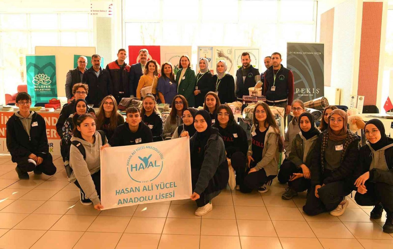 Tekstil atıkları Osmangazi’de dönüştü