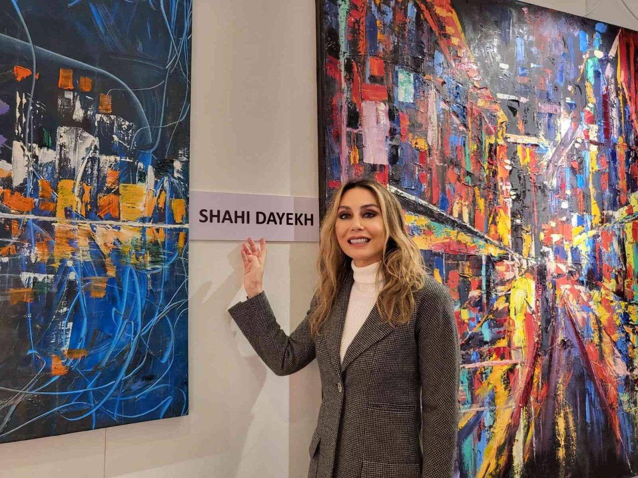 Dünyaca ünlü ressam Shahi Dayekh İstanbul’da