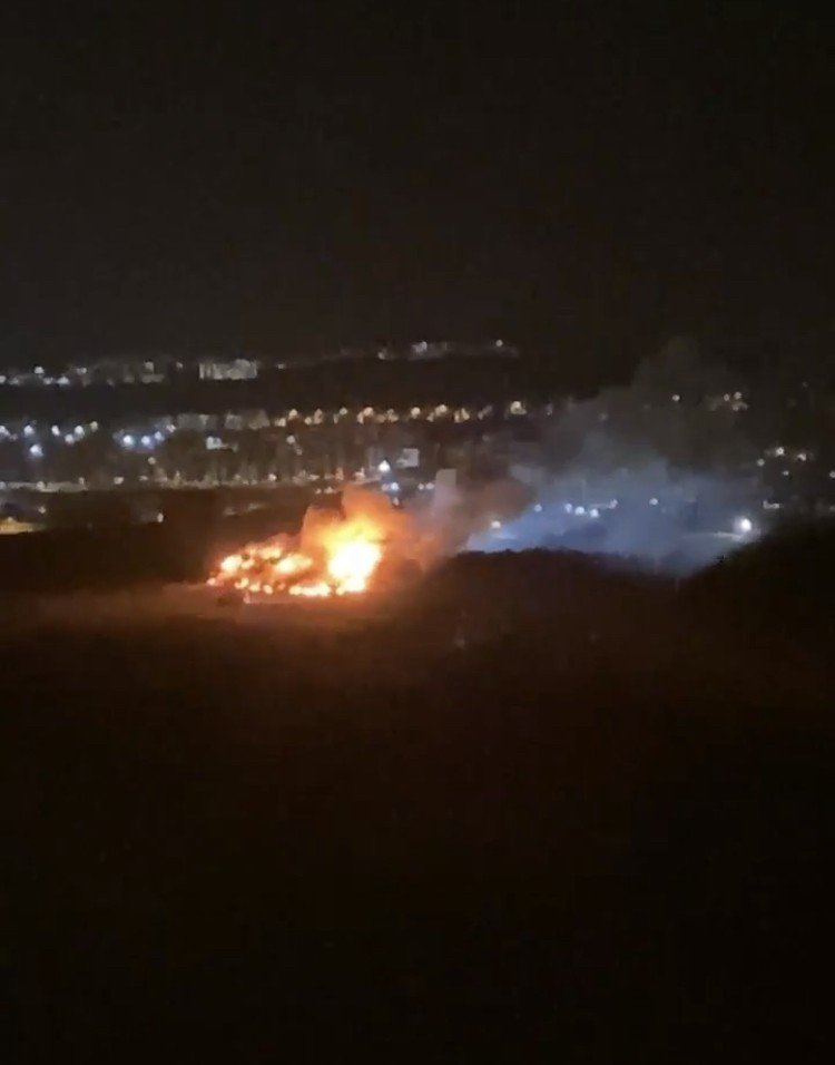 Bursa’da çöplük alanda çıkan yangın korkuttu