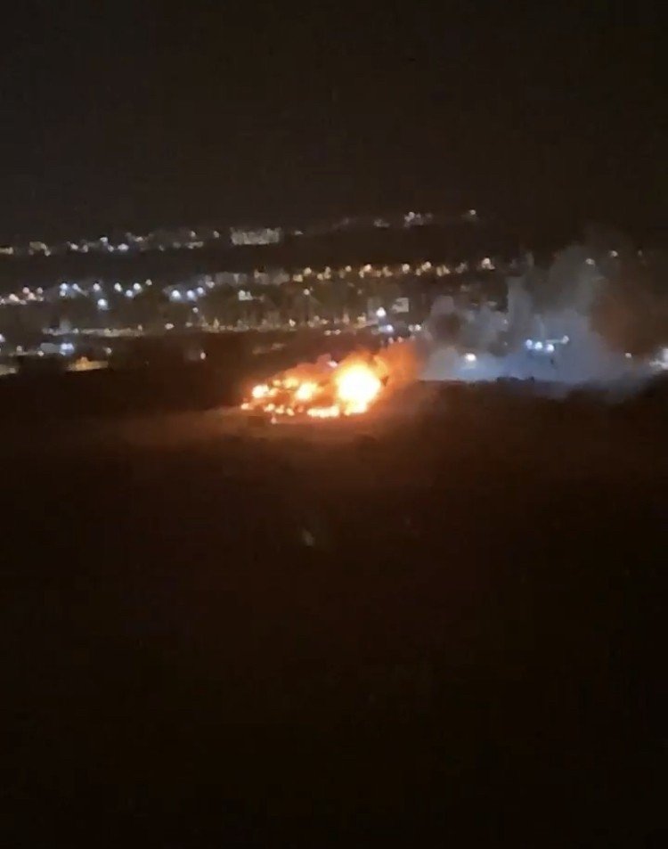 Bursa’da çöplük alanda çıkan yangın korkuttu